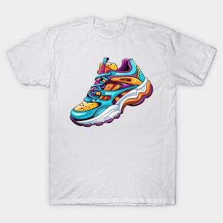 90s Retro Running Shoes T-Shirt